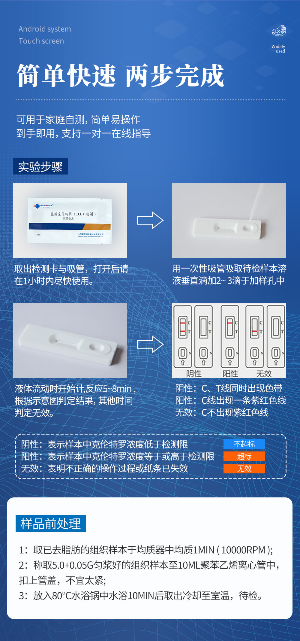 喹諾酮類檢測(cè)卡檢測(cè)步驟